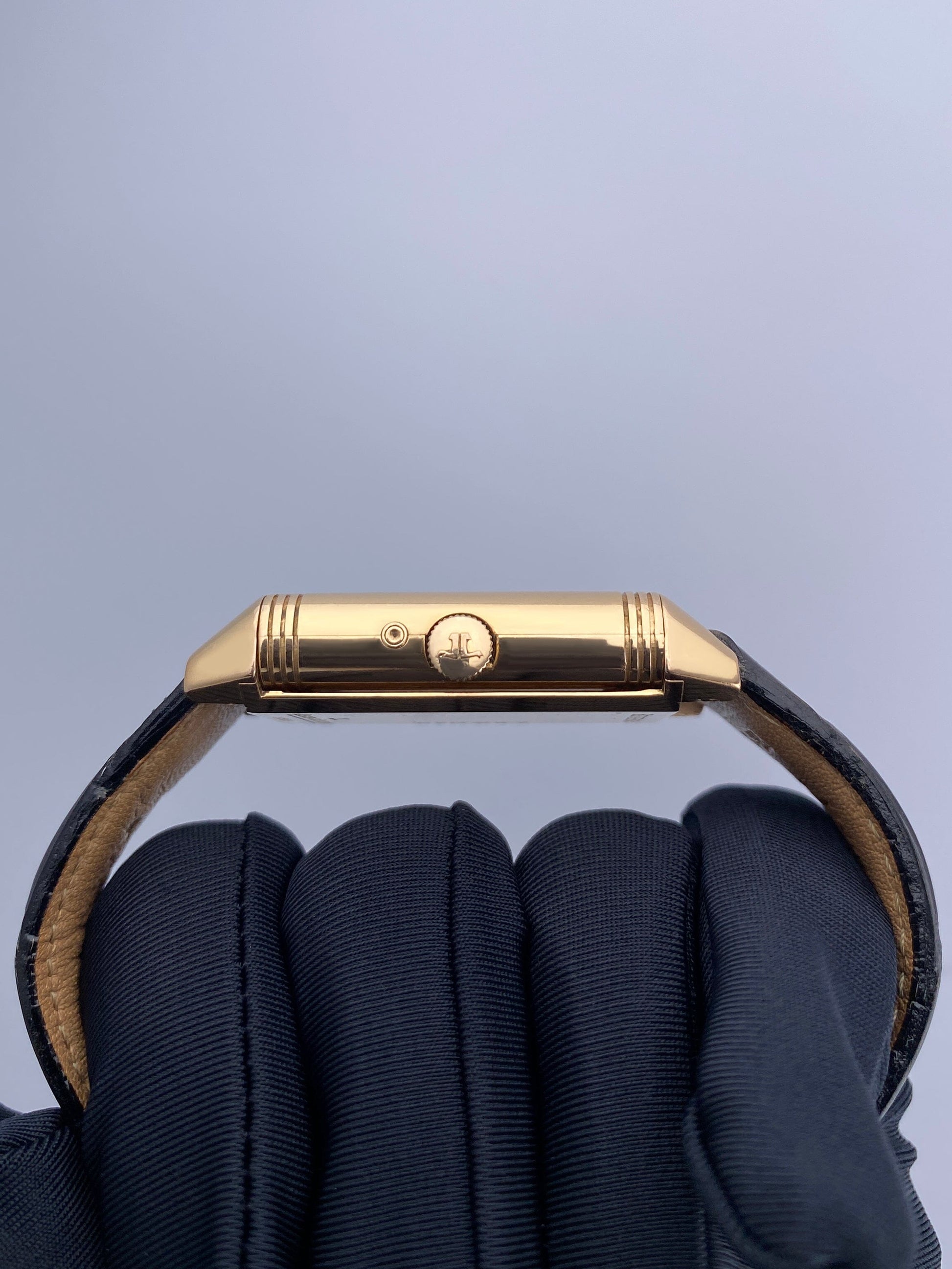Jaeger LeCoultre Reverso 270.2.63 Sun Moon Rose Gold Mens Watch - Watches