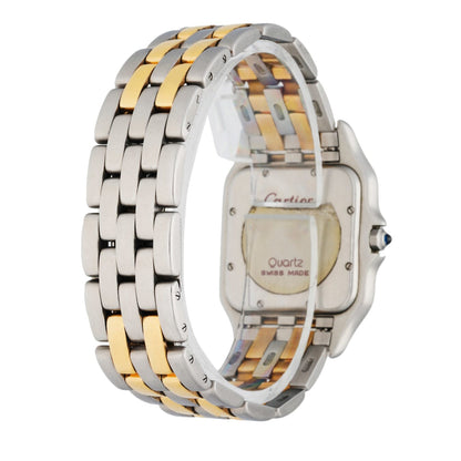 Large Cartier Panthere 18K Yellow Gold Stainless Steel - Wristwatch