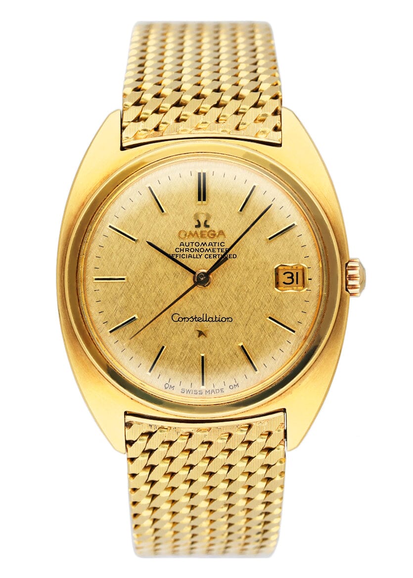 Omega Constellation 168.009 18K Yellow Gold Mens Watch - Watches