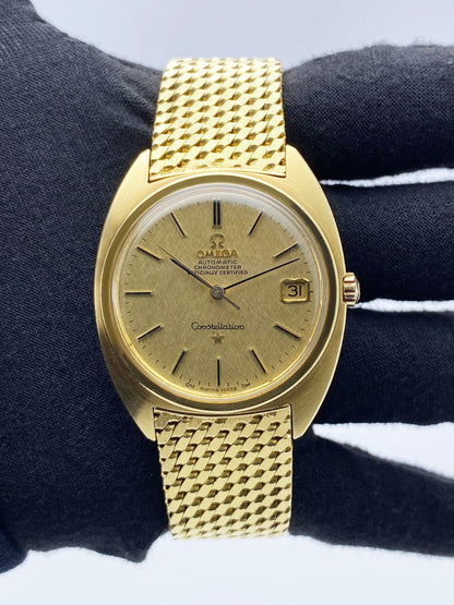 Omega Constellation 168.009 18K Yellow Gold Mens Watch - Watches