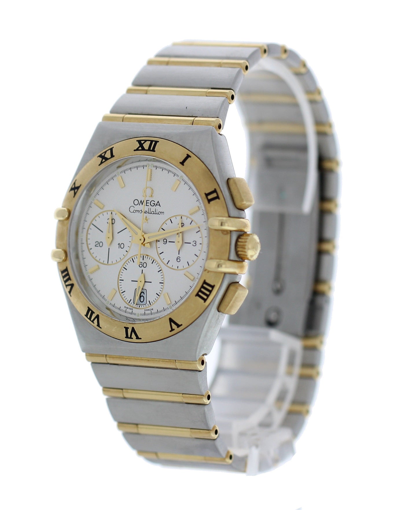 Omega Constellation Chronograph 1242.30.00 Yellow Gold & Steel - Watches