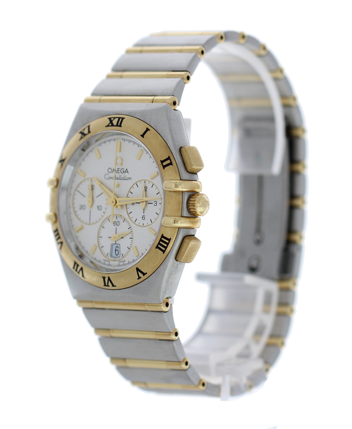 Omega Constellation Chronograph 1242.30.00 Yellow Gold & Steel - Watches