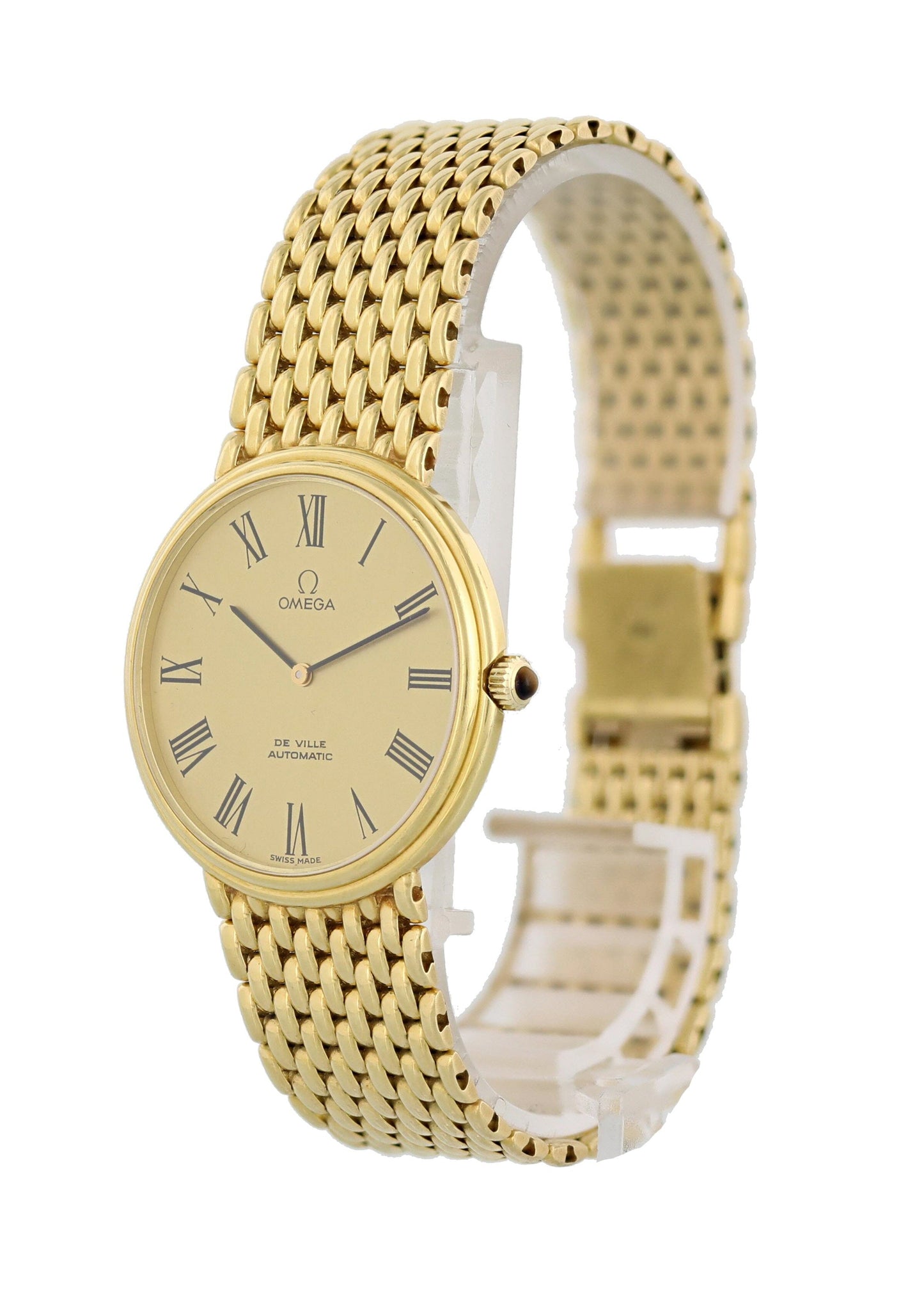 Omega De Ville 18k Yellow Gold Mens Watch - Wristwatch