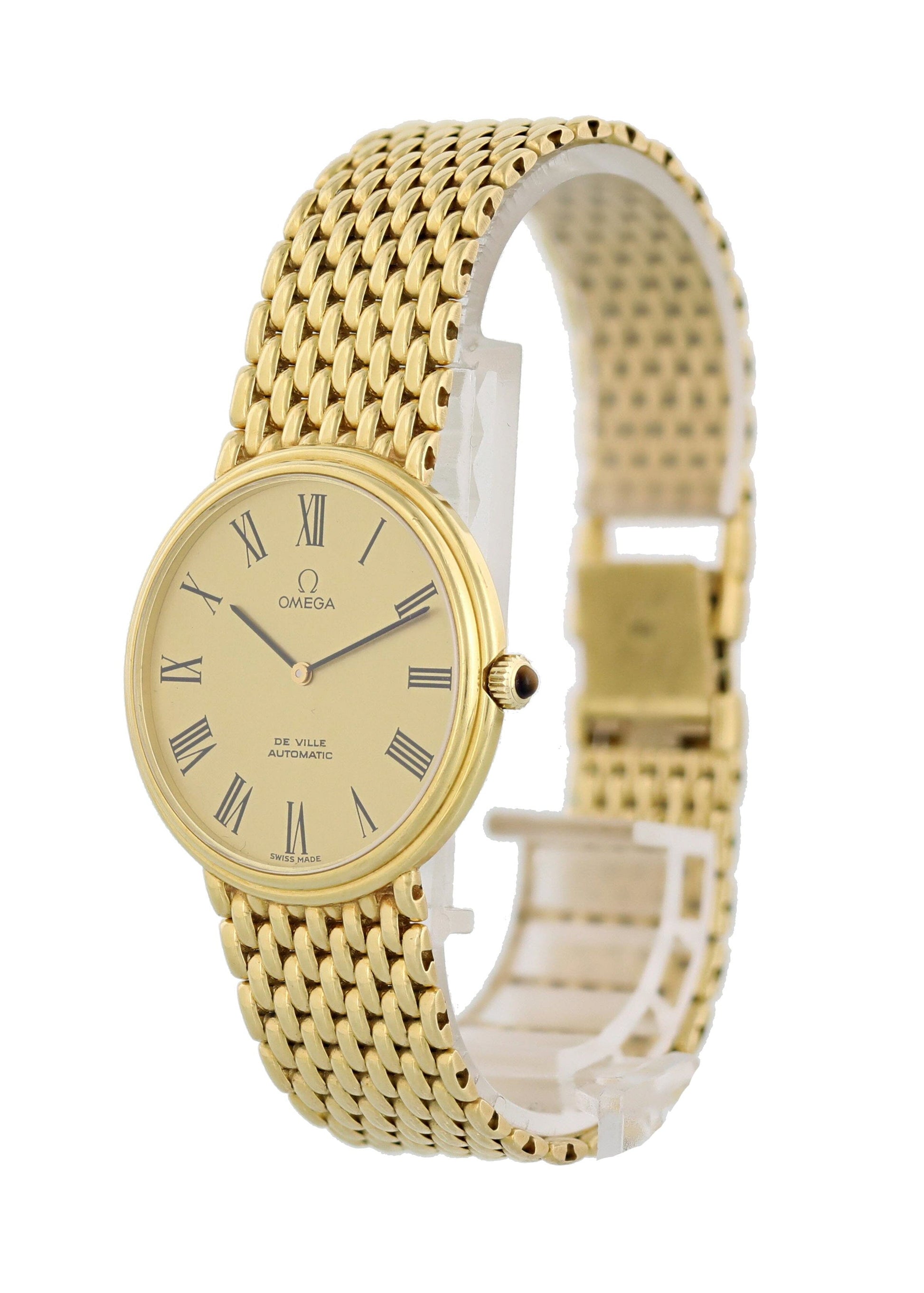 Omega De Ville 18k Yellow Gold Mens Watch – Phigora