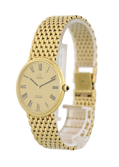Omega De Ville 18k Yellow Gold Mens Watch - Wristwatch