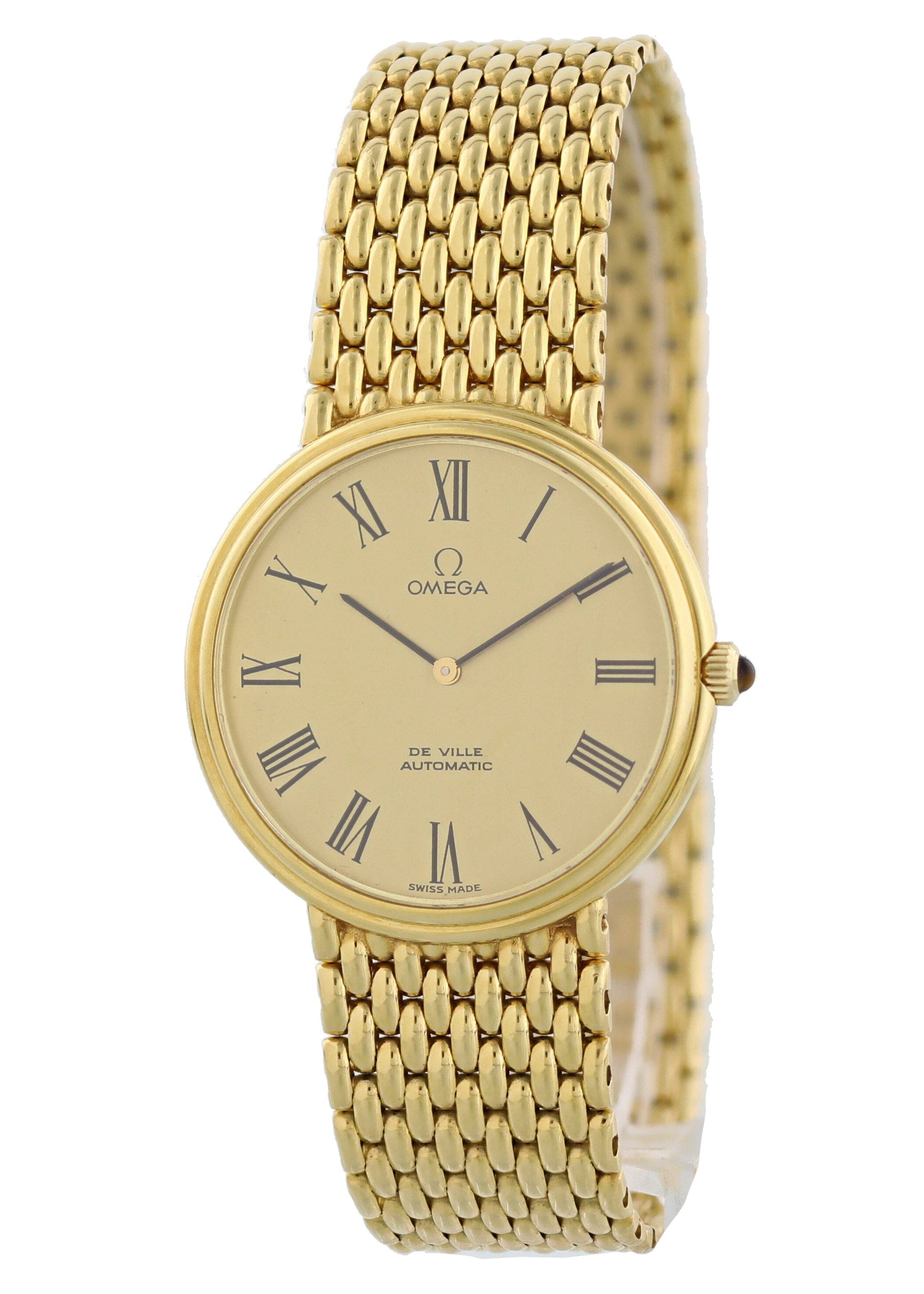 Omega De Ville 18k Yellow Gold Mens Watch – Phigora
