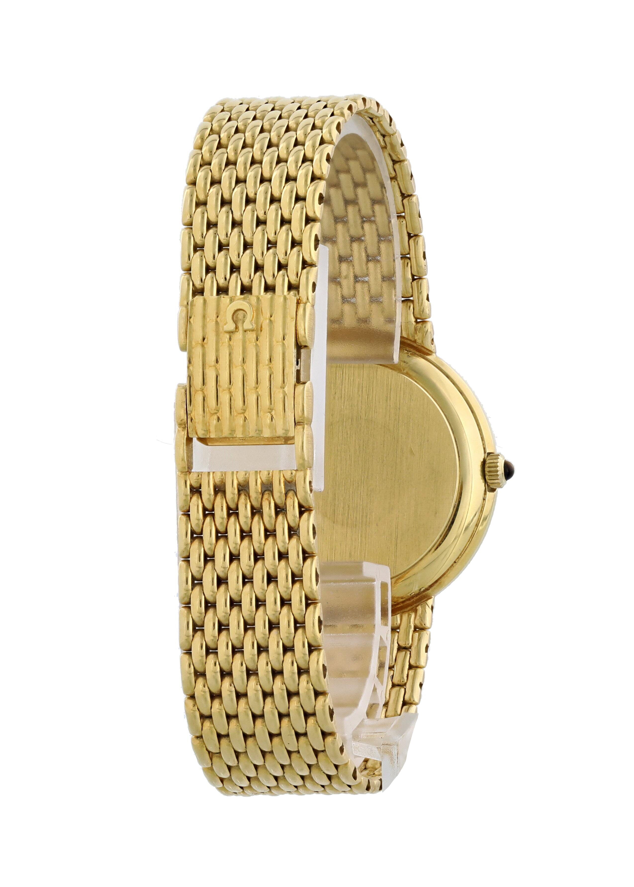 Omega De Ville 18k Yellow Gold Mens Watch