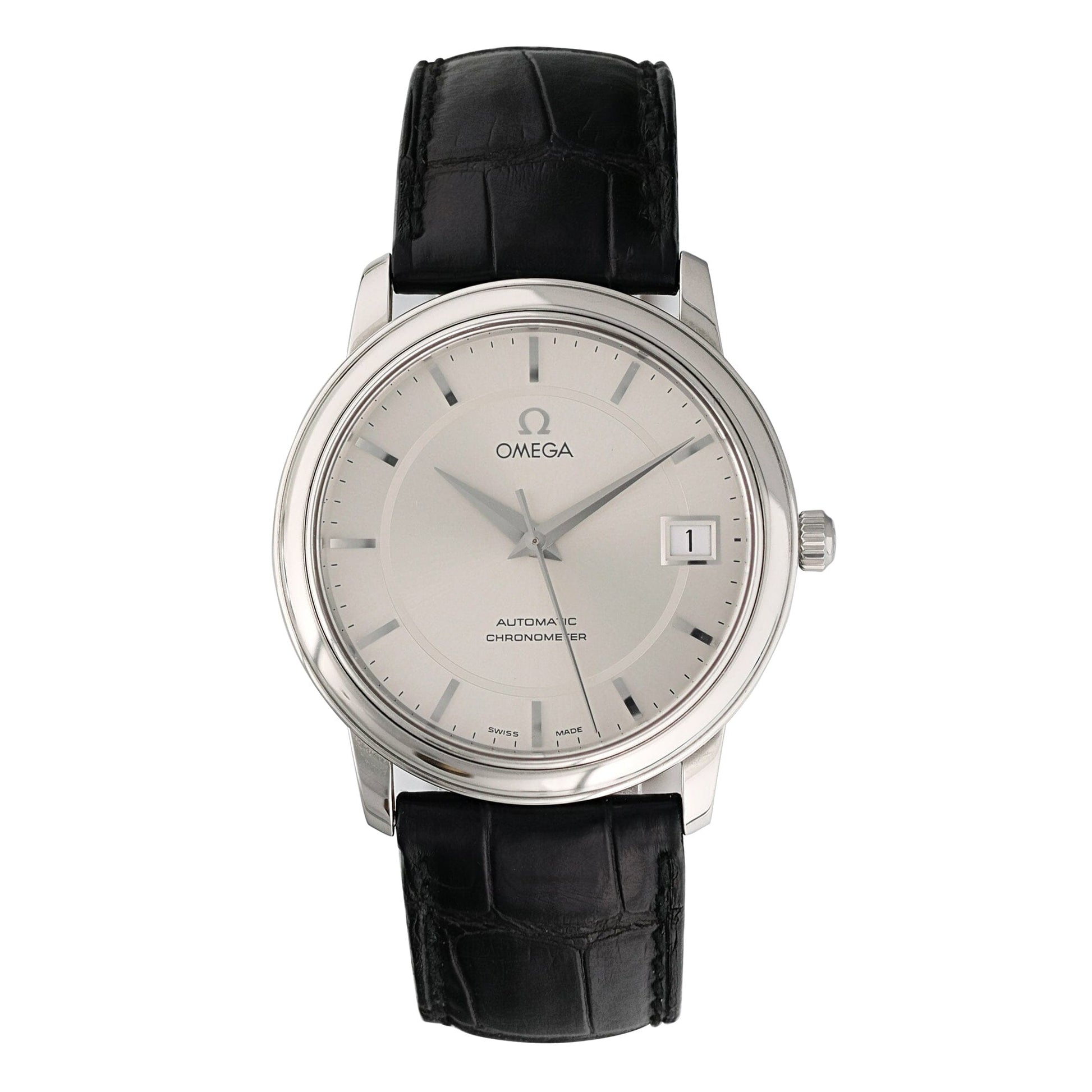 Omega De Ville 4800.31.01 Mens Watch Box Papers - Wristwatch