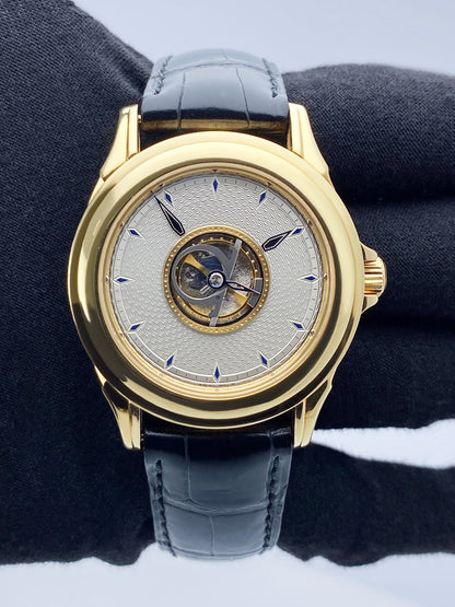Omega De Ville 5910.30.01 Tourbillon Yellow Gold Mens Watch - Watches