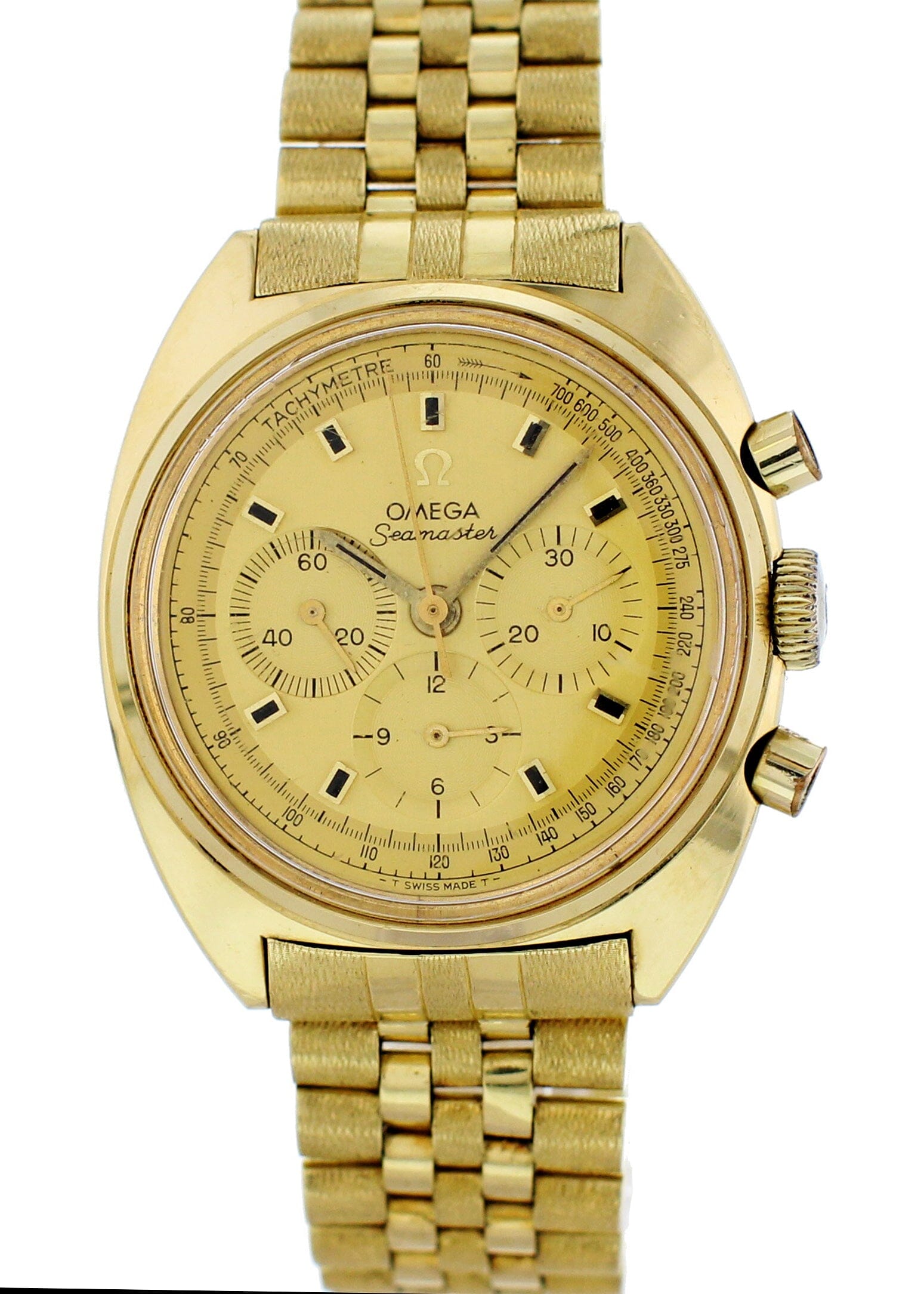 Omega Seamaster 145.016 18k Yellow Gold Mens Watch | Phigora