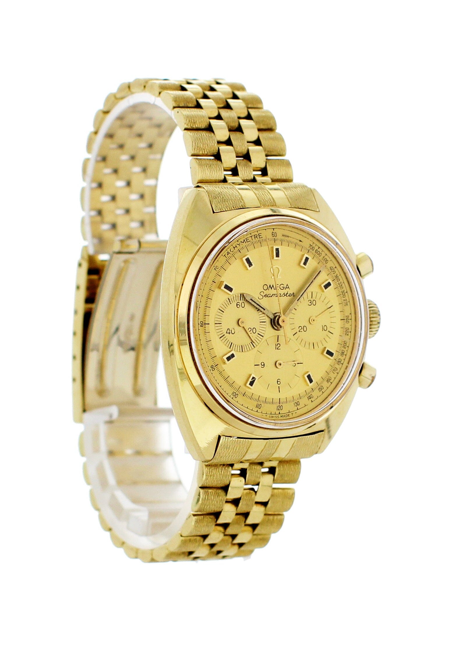 Omega Seamaster 145.016 18k Yellow Gold Mens Watch | Phigora