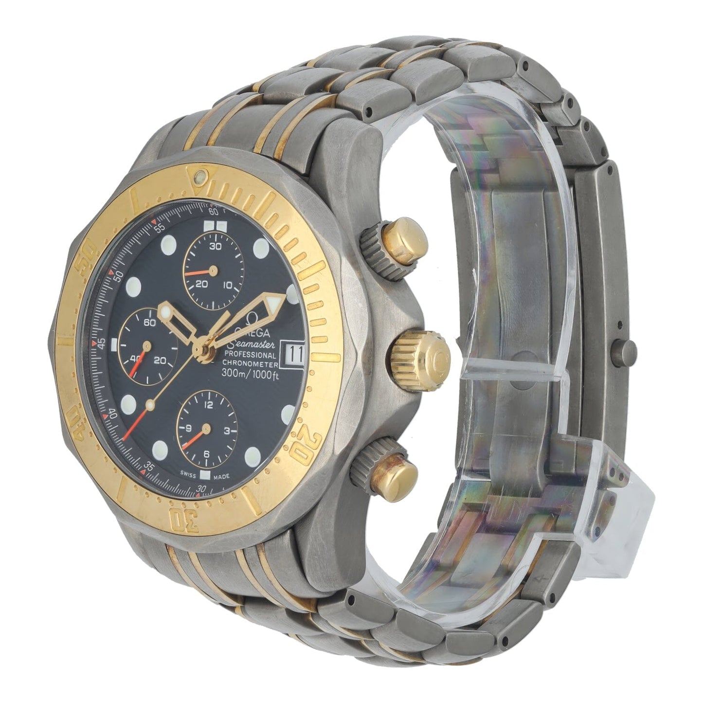 Omega Seamaster 2296.80.00 Titanium/Rose Gold Watch - Virtual