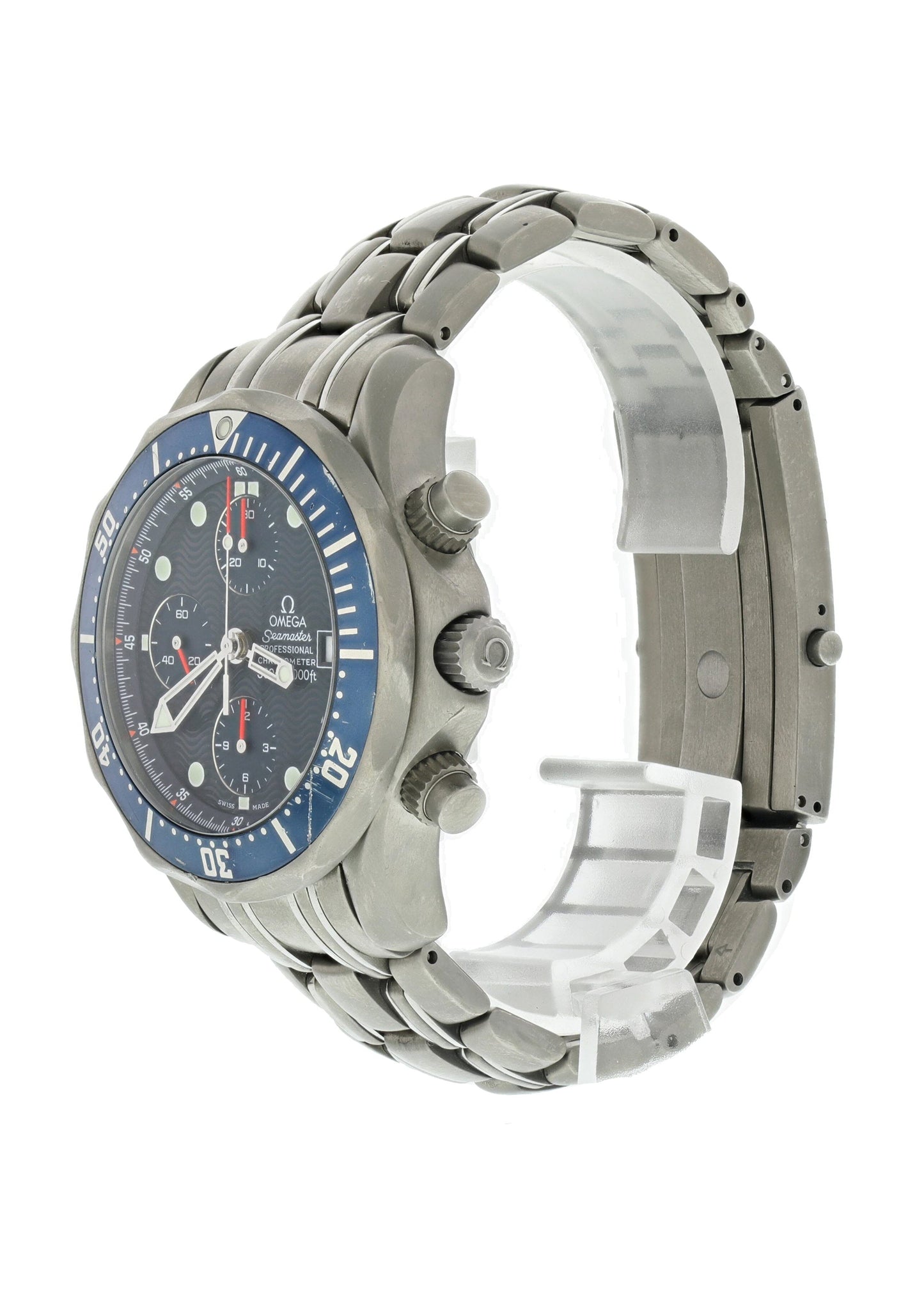 Omega Seamaster Chronograph 2298.80.00 Titanium Mens Watch - Wristwatch