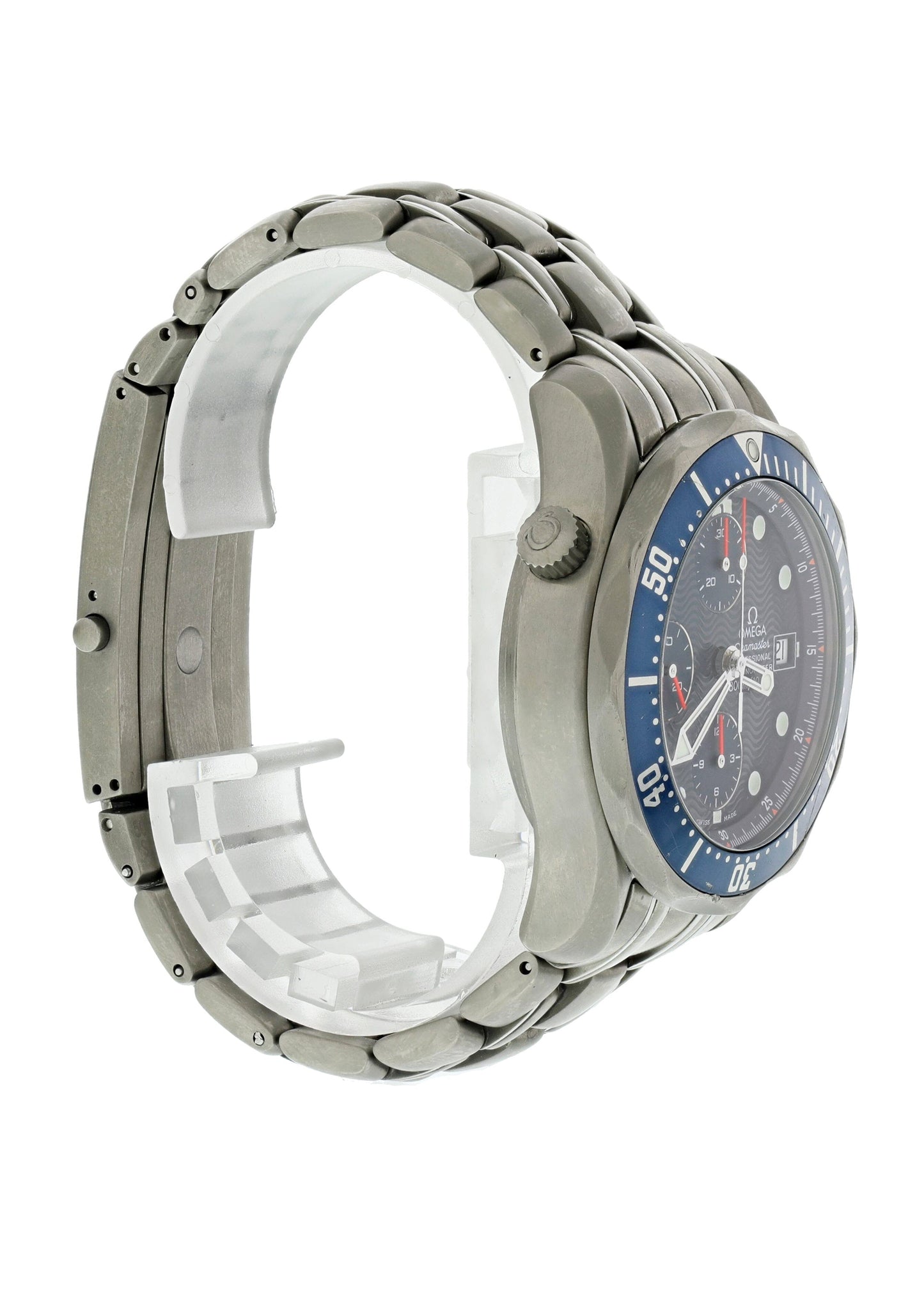 Omega Seamaster Chronograph 2298.80.00 Titanium Mens Watch - Wristwatch