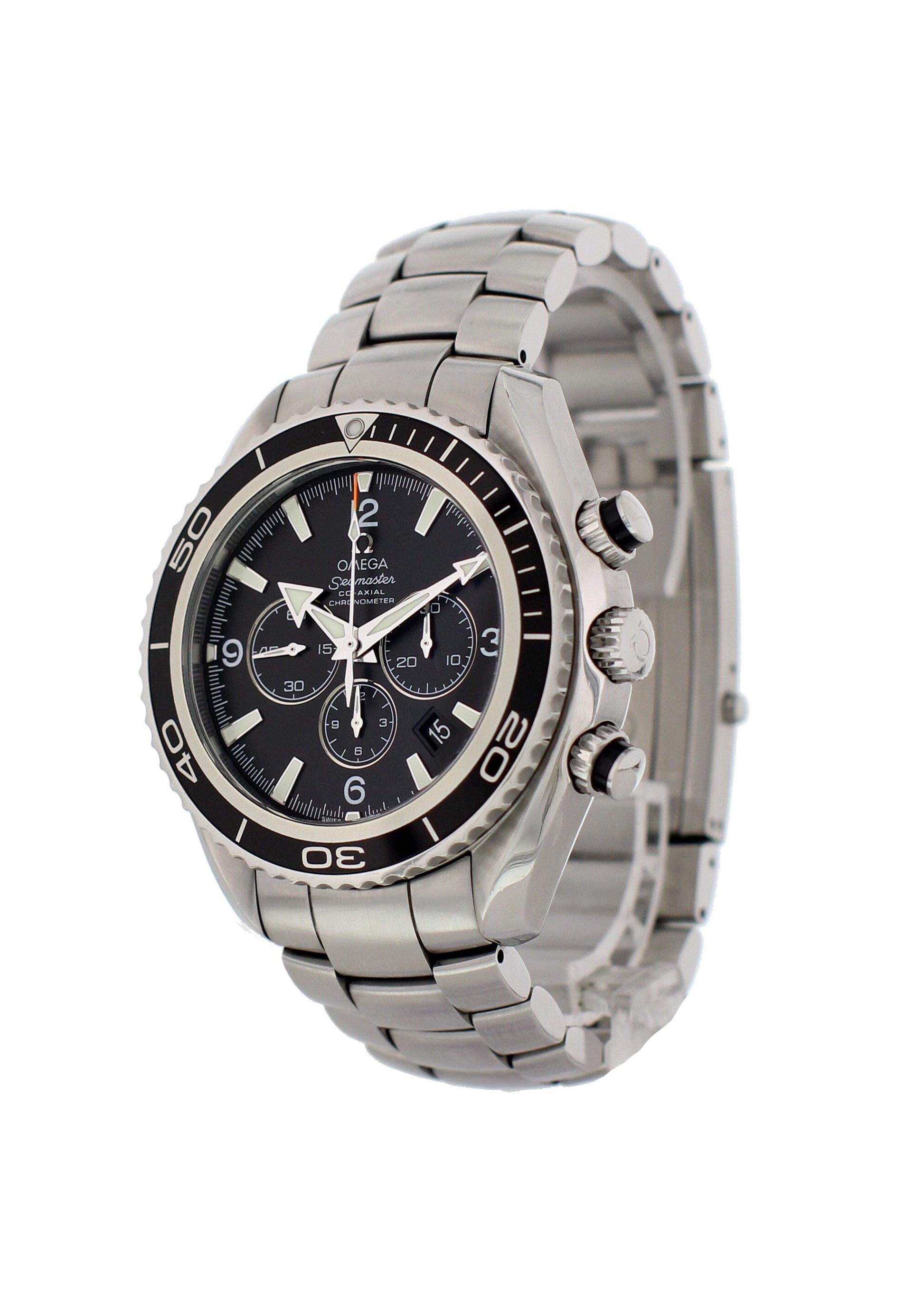Omega Seamaster Planet Ocean 2210.50.00 600M Co-Axial Mens Watch With Papers - Wristwatch