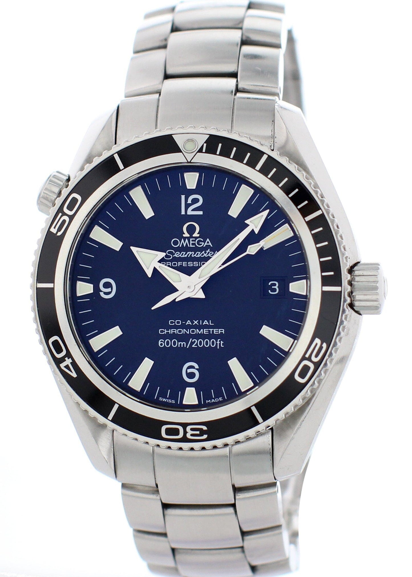 Omega Seamaster Planet Ocean Chronometer 2201.51.00 Men’s Watch With Papers - Wristwatch