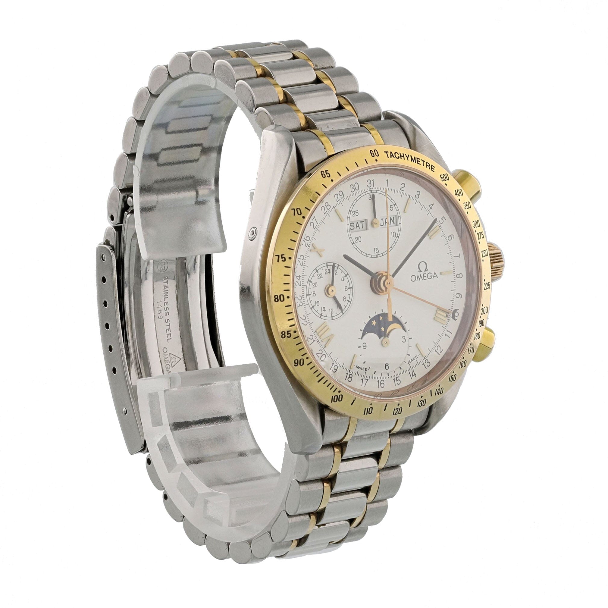 Omega Speedmaster 3336.20 Triple Date Moonphase Mens Watch – Phigora