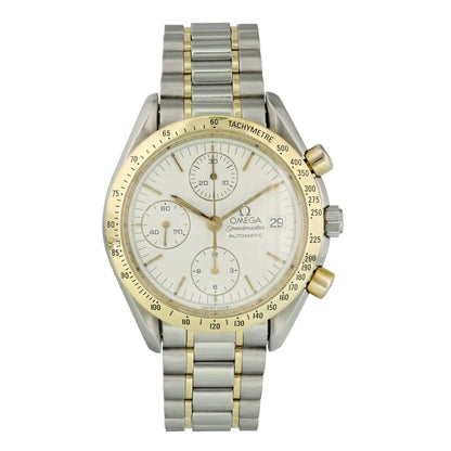 Omega Speedmaster Date 375.0043 Two Tone Mens Watch - Wristwatch