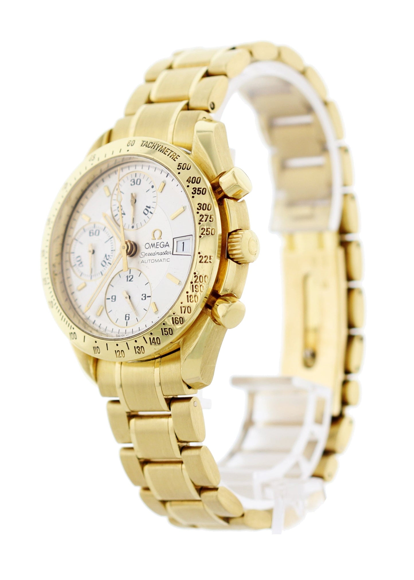 Omega Speedmaster Date chronograph 18k Yellow Gold 3113.30.00 - Wristwatch