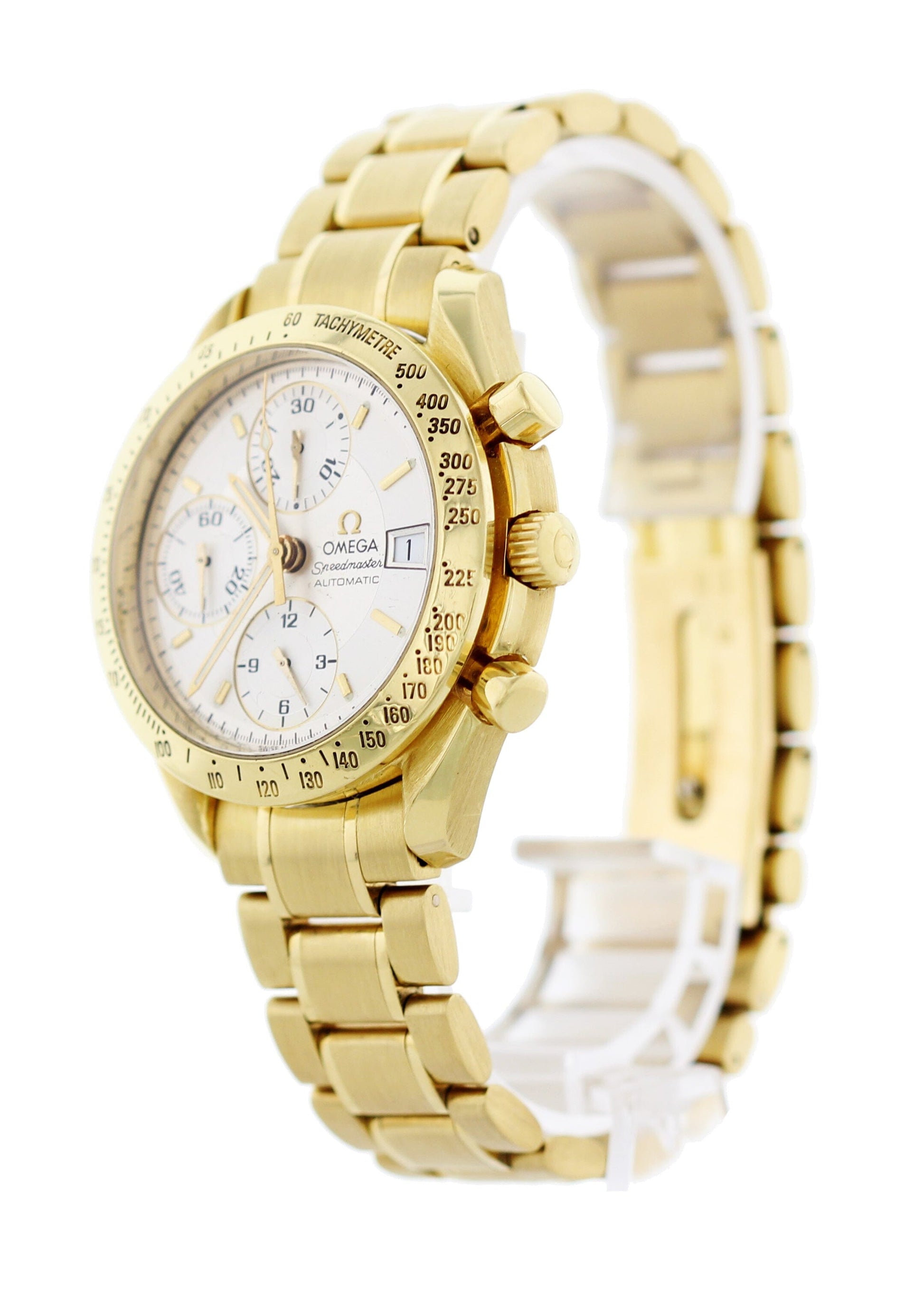 Omega Speedmaster Date chronograph 18k Yellow Gold 3113.30.00 - Wristwatch