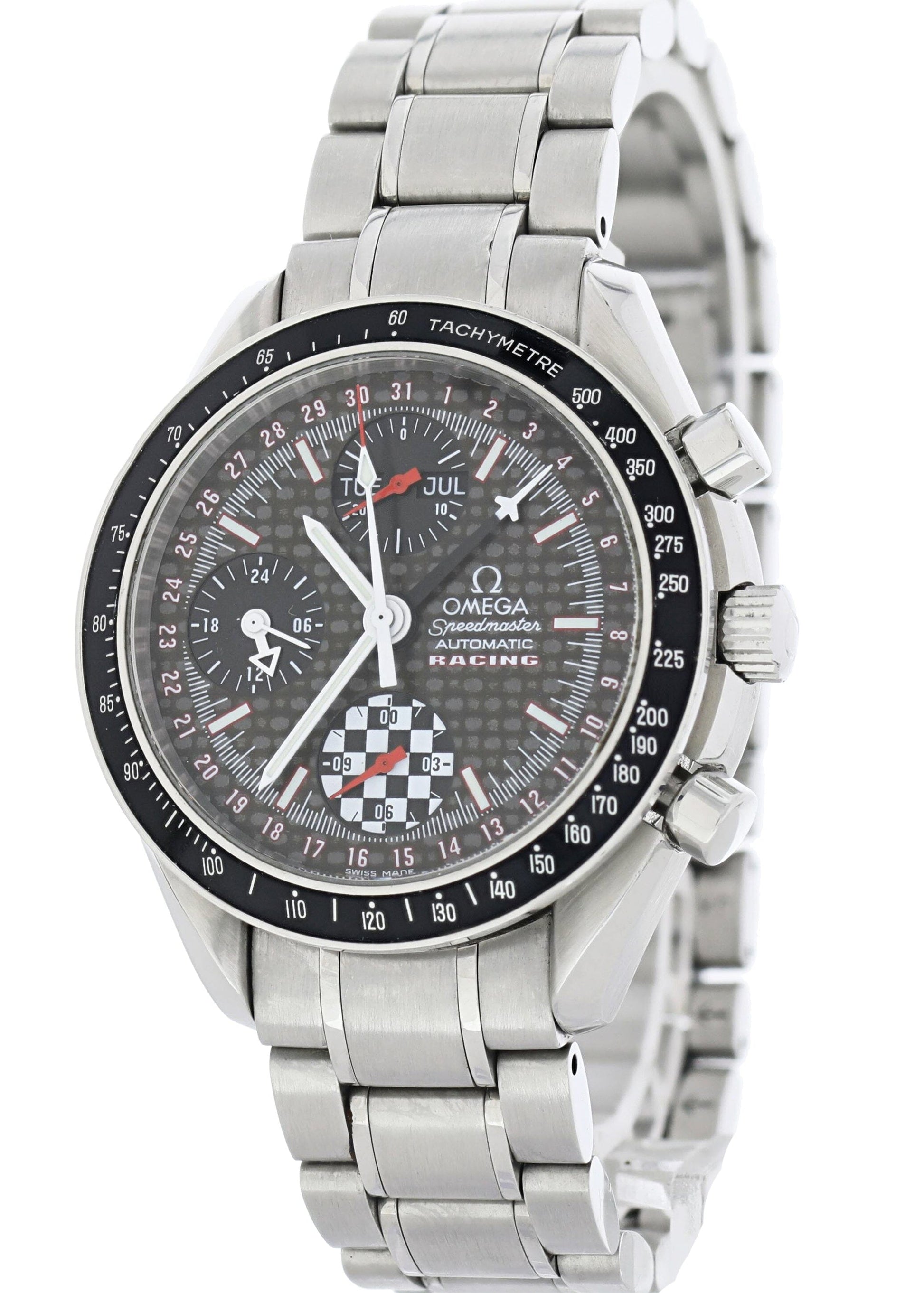 Omega Speedmaster Racing Triple Date Schumacher 3529.50.00 Original Papers - Wristwatch