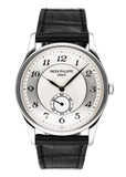 Patek Philippe 5196P-001 Silver Dial Platinum Mens Watch Box Papers - Watches