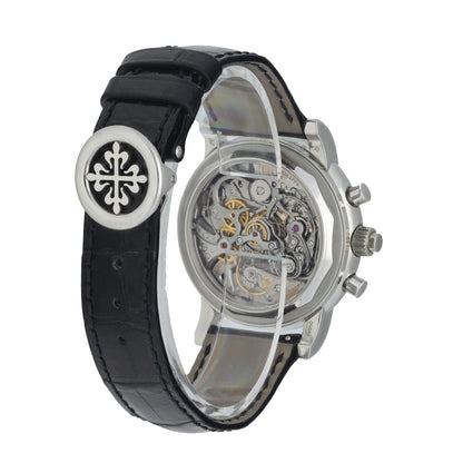 Patek Philippe 5204P Split Second Perpetual Calendar Men Watch Box Papers