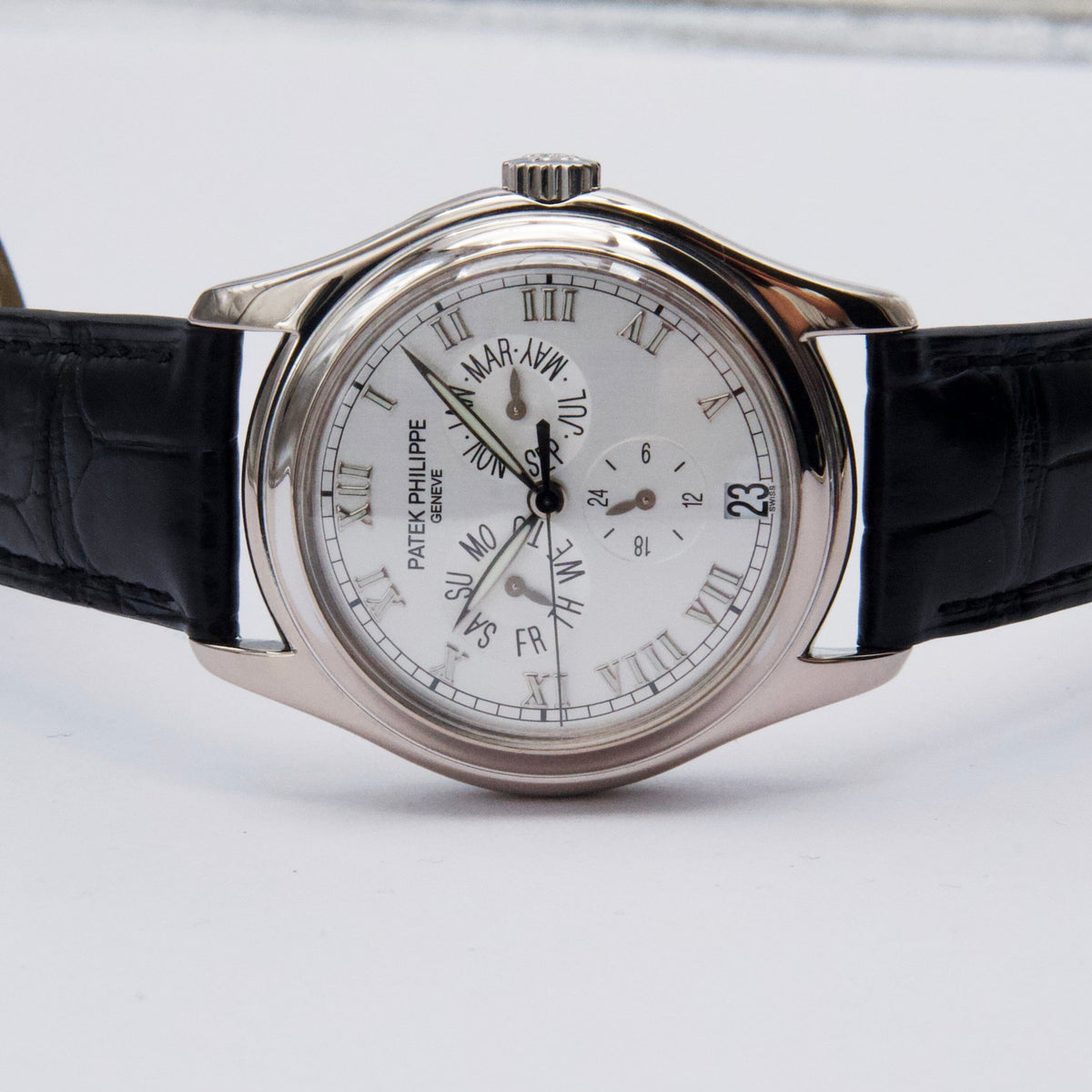 Patek Philippe Annual Calendar 5035G Silver Dial Mens Watch - Watches