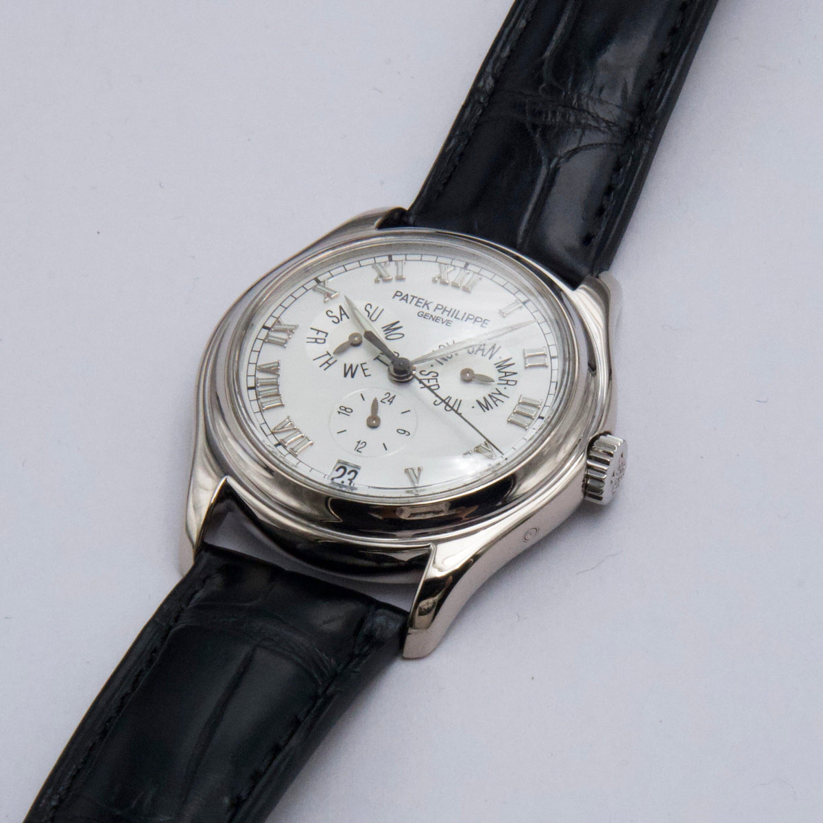 Patek Philippe Annual Calendar 5035G Silver Dial Mens Watch - Watches