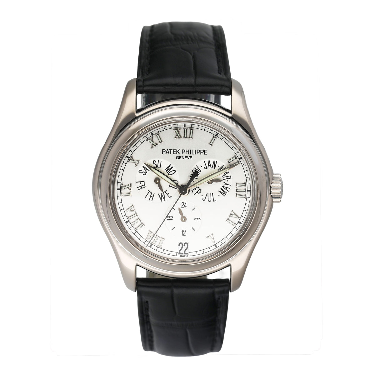 Patek Philippe Annual Calendar 5035G Silver Dial Mens Watch - Watches