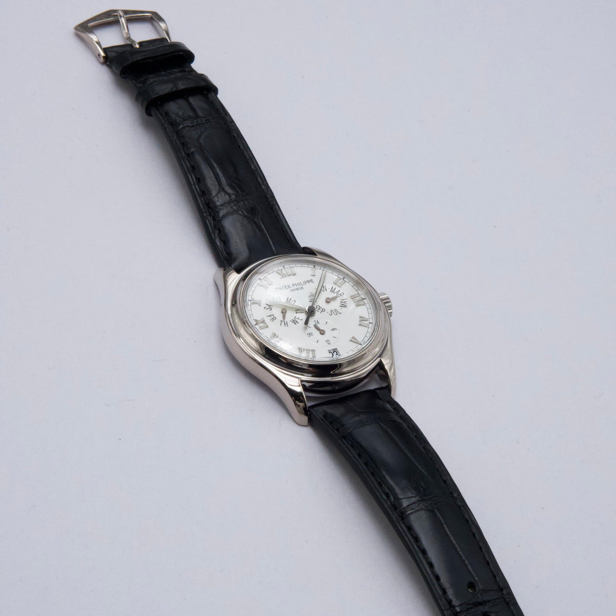 Patek Philippe Annual Calendar 5035G Silver Dial Mens Watch - Watches