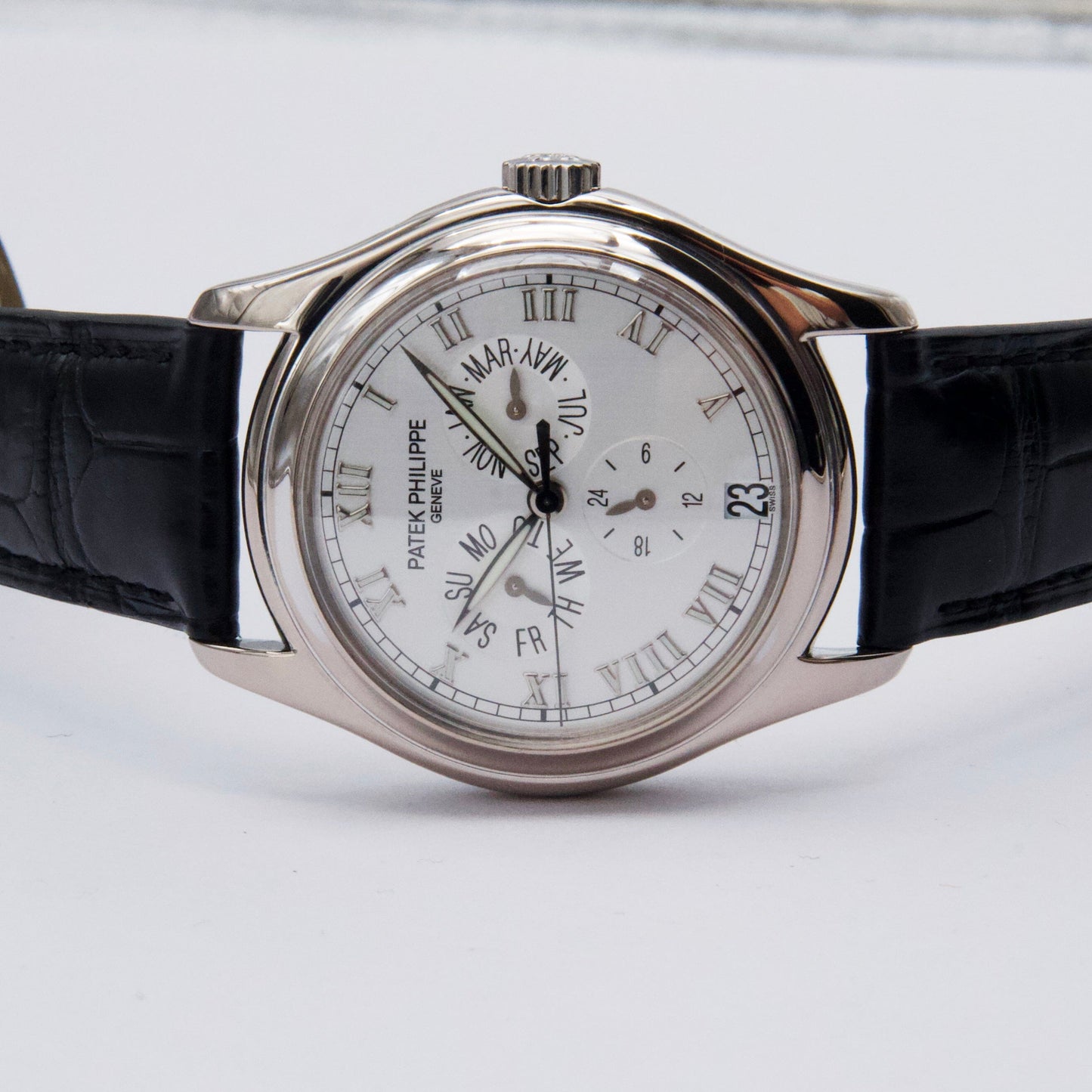 Patek Philippe Annual Calendar 5035G Silver Dial Mens Watch - Watches