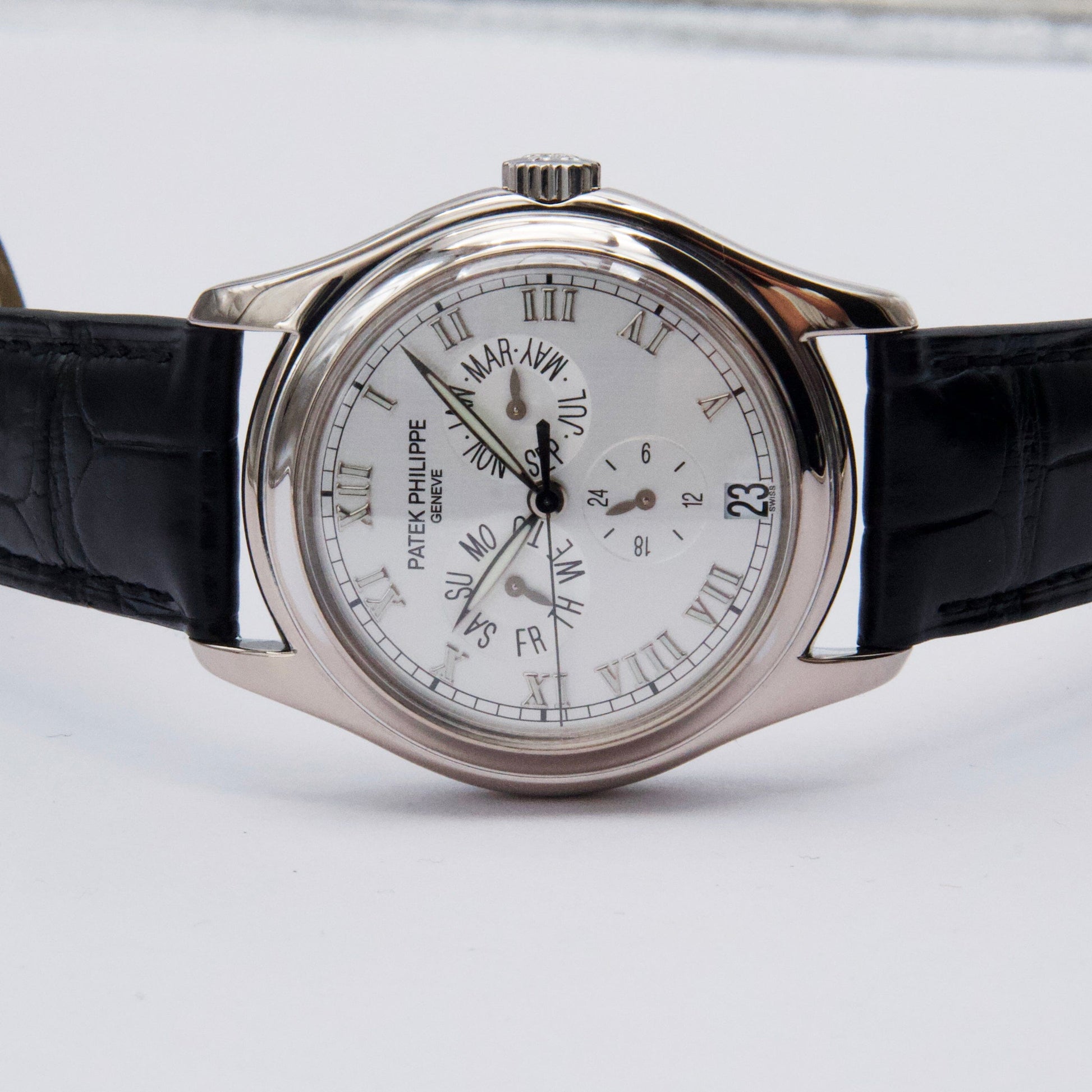 Patek Philippe Annual Calendar 5035G Silver Dial Mens Watch - Watches