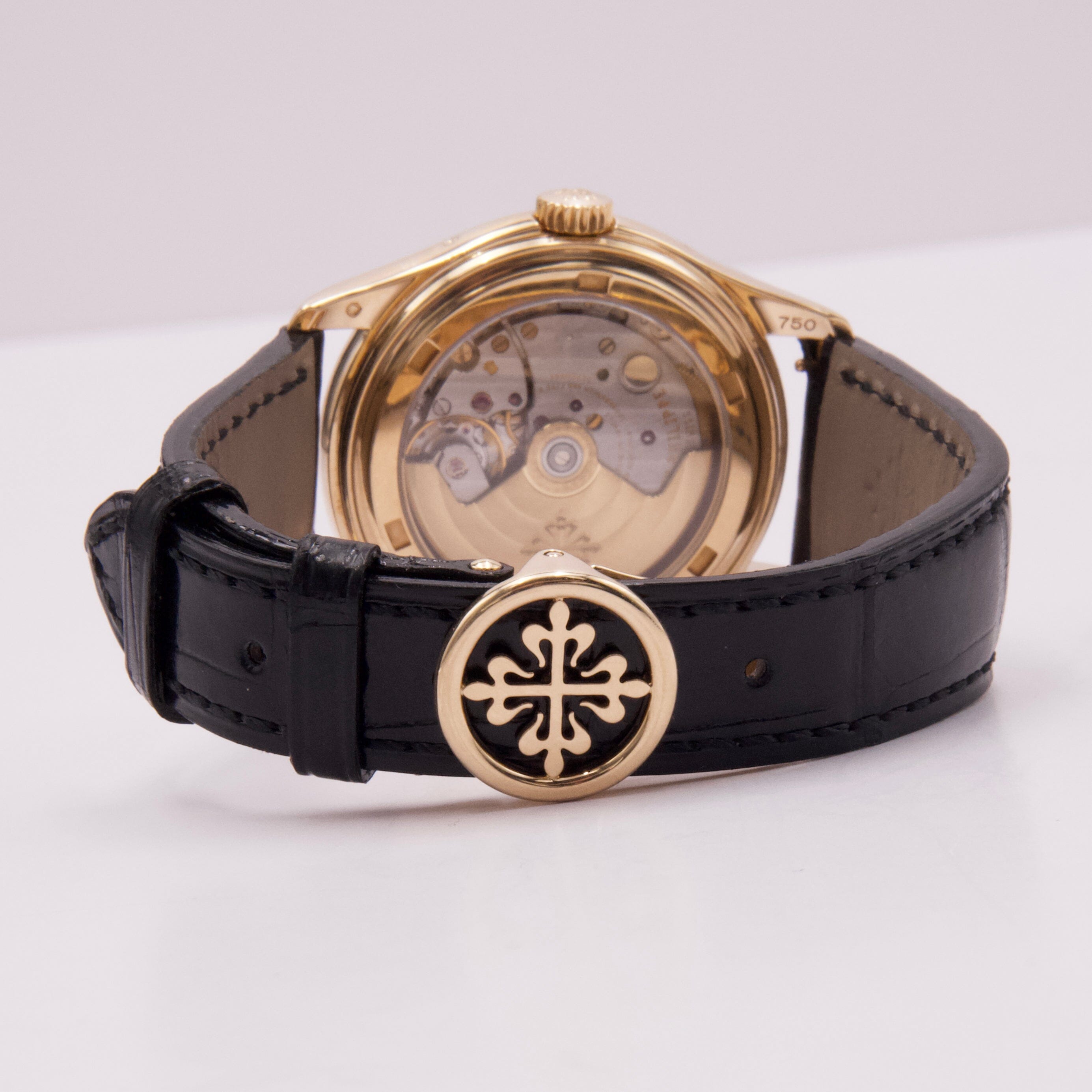 Patek Philippe Annual Calendar 5035J Black Dial Mens Watch – Phigora