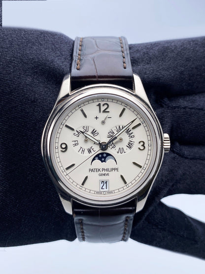Patek Philippe Annual Calendar 5146G Cream Dial Mens Watch Box Papers - Watches