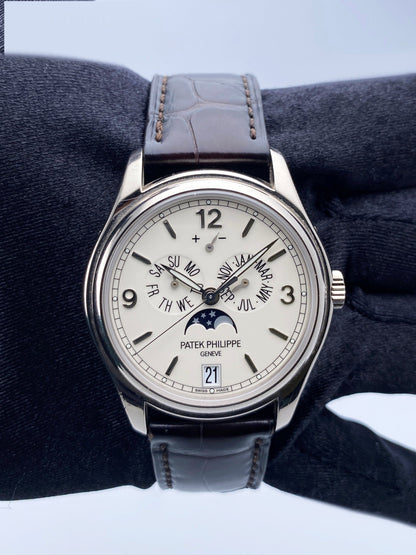 Patek Philippe Annual Calendar 5146G Cream Dial Mens Watch Box Papers - Watches