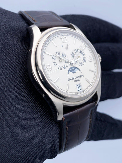 Patek Philippe Annual Calendar 5146G Cream Dial Mens Watch Box Papers - Watches