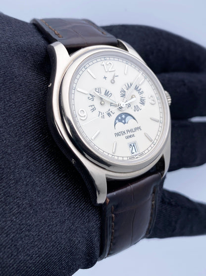 Patek Philippe Annual Calendar 5146G Cream Dial Mens Watch Box Papers - Watches
