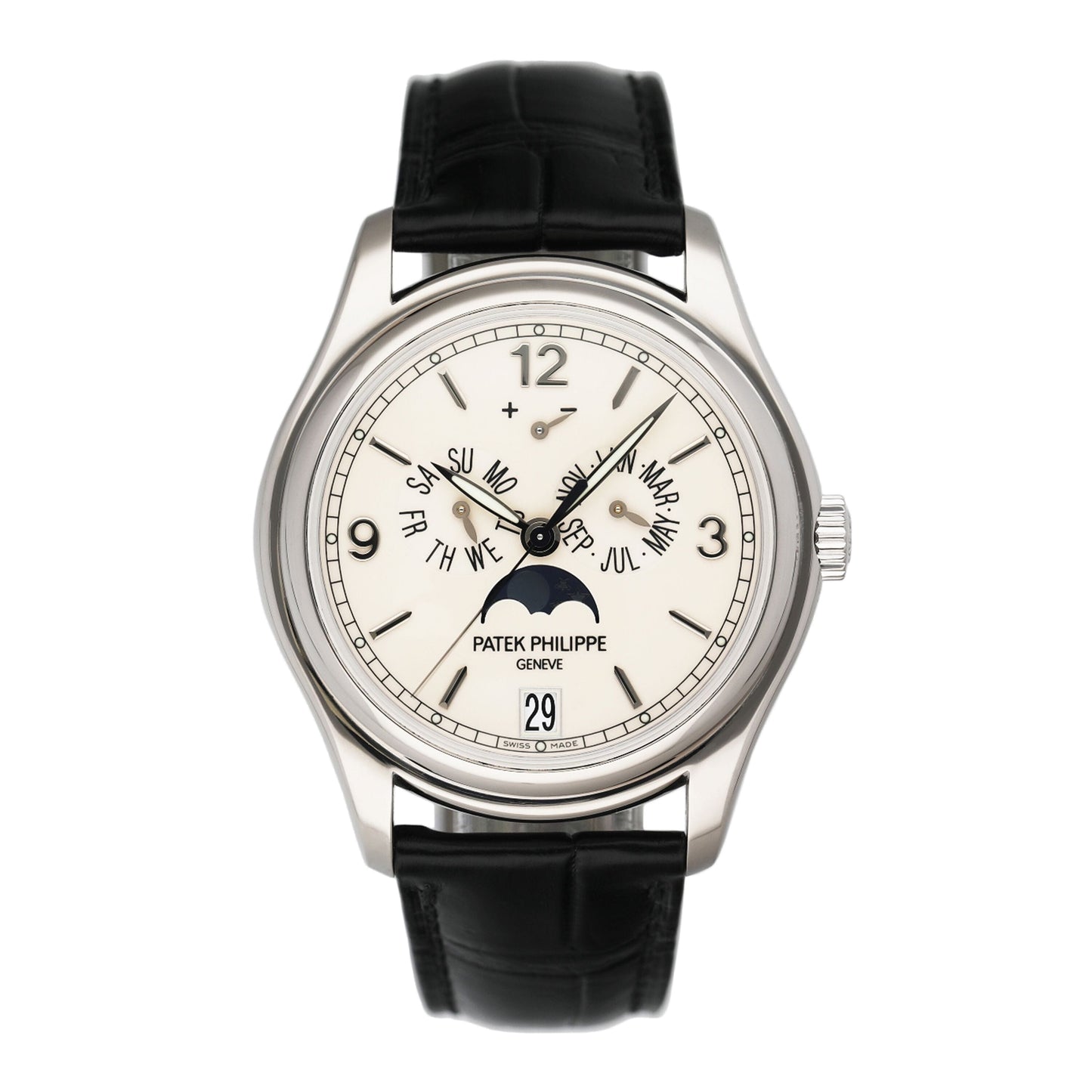 Patek Philippe Annual Calendar 5146G Cream Mens Watch Box Papers - Watches