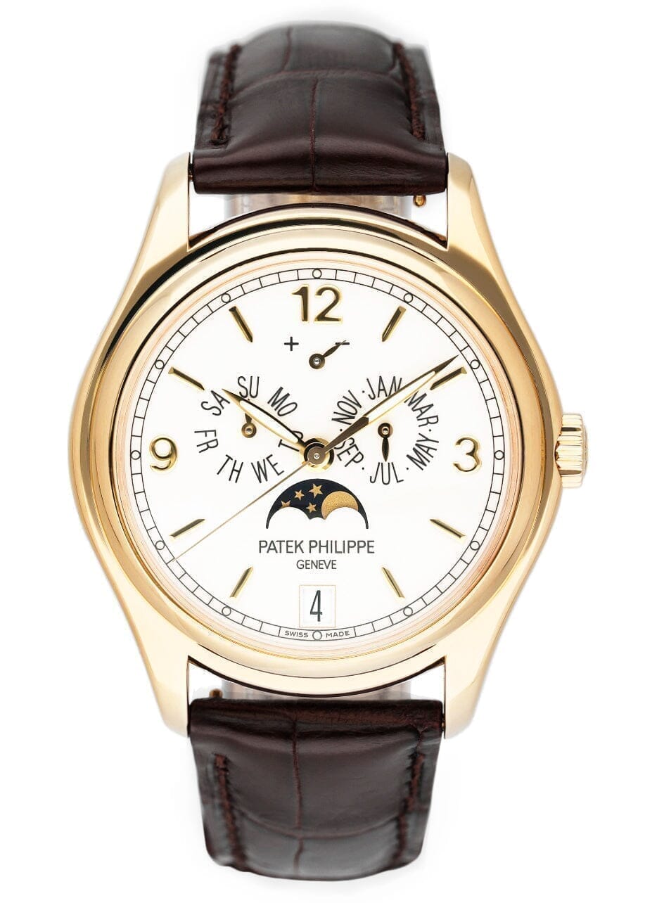 Patek Philippe Annual Calendar 5146J Cream Dial Mens Watch Box Papers - Watches