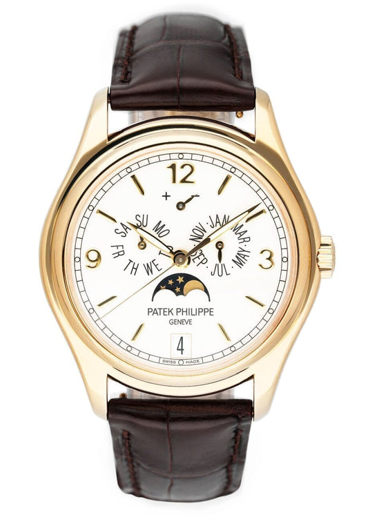 Patek Philippe Annual Calendar 5146J Cream Dial Mens Watch Box Papers - Watches