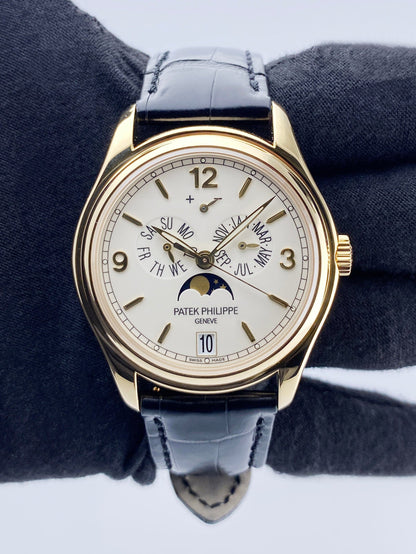 Patek Philippe Annual Calendar 5146J Cream Dial Mens Watch Box Papers - Watches