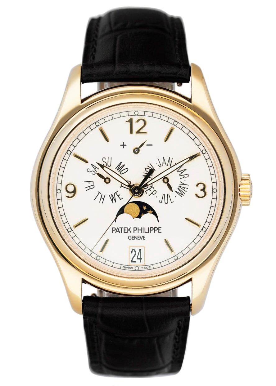 Patek Philippe Annual Calendar 5146J Cream Dial Mens Watch Box Papers - Watches