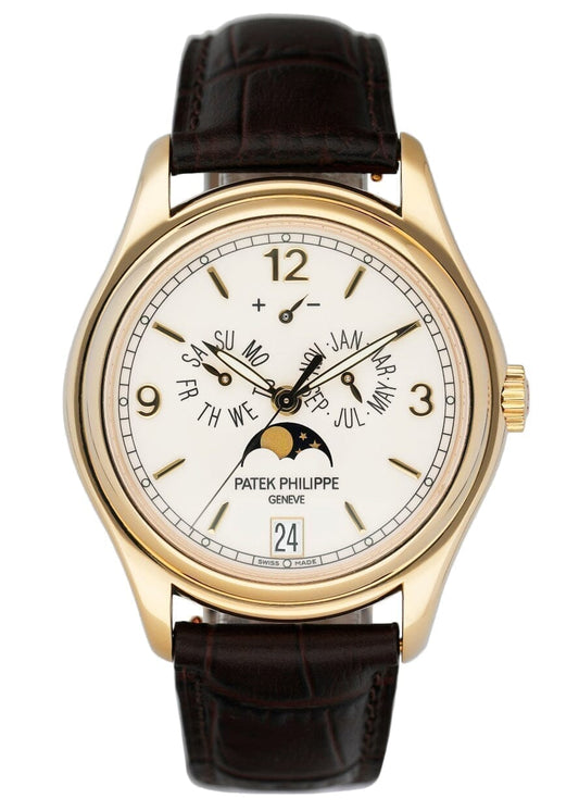 Patek Philippe Annual Calendar 5146J Cream Dial Mens Watch With Box Papers - Watches