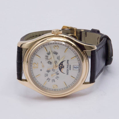 Patek Philippe Annual Calendar 5146J Cream Dial Mens Watch With Box Papers - Watches
