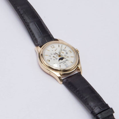 Patek Philippe Annual Calendar 5146J Cream Dial Mens Watch With Box Papers - Watches