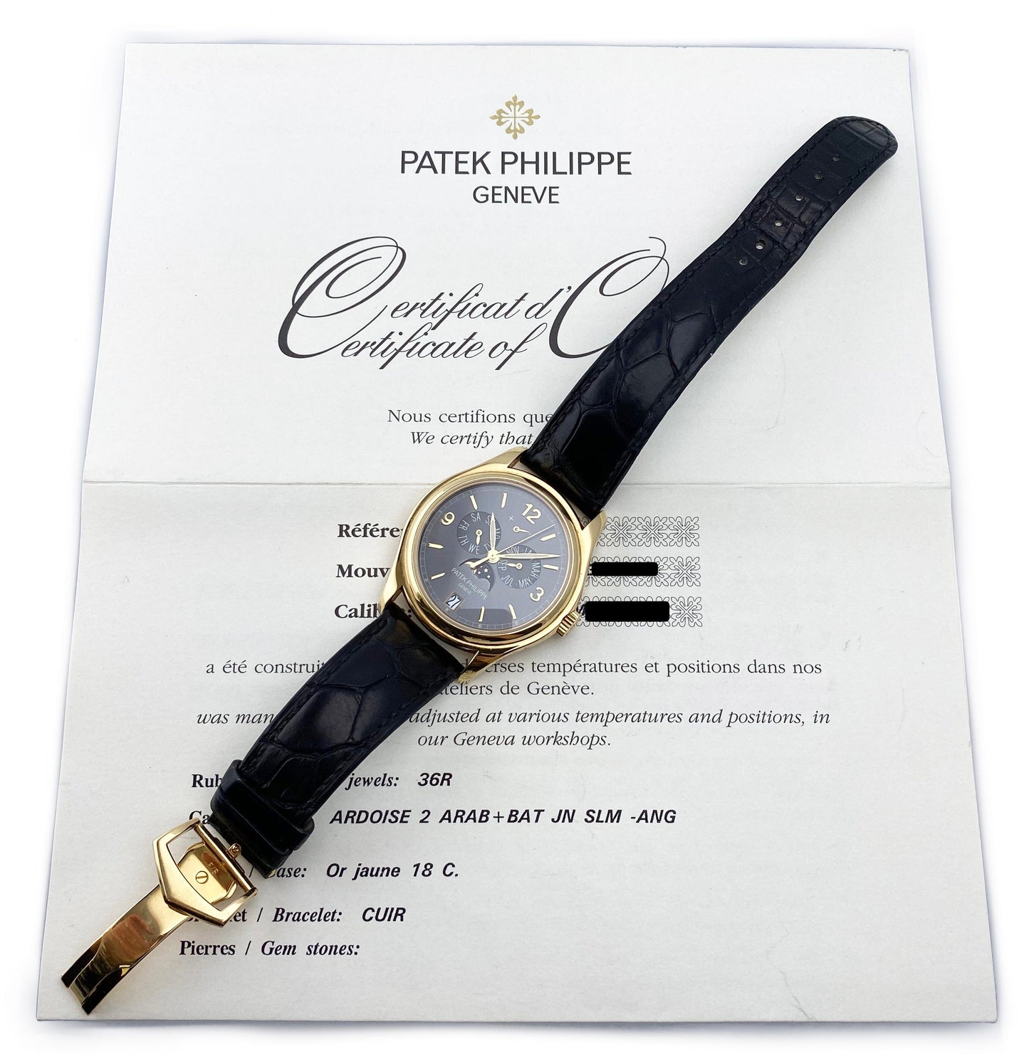 Patek Philippe Annual Calendar 5146J Slate Dial Mens Watch Box Papers