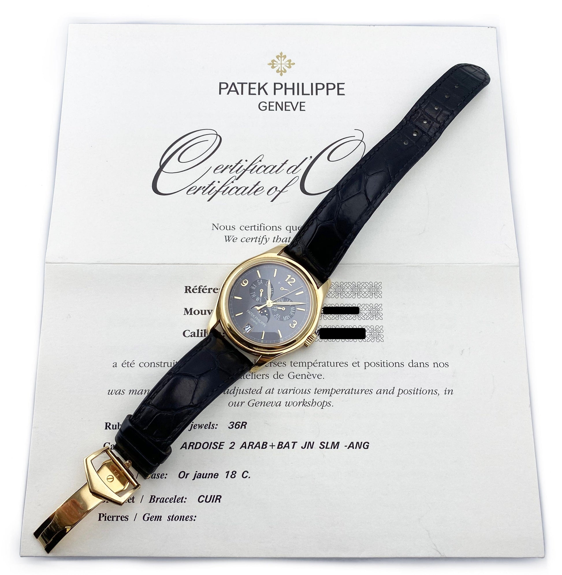 Patek Philippe Annual Calendar 5146J Slate Dial Mens Watch Box Papers
