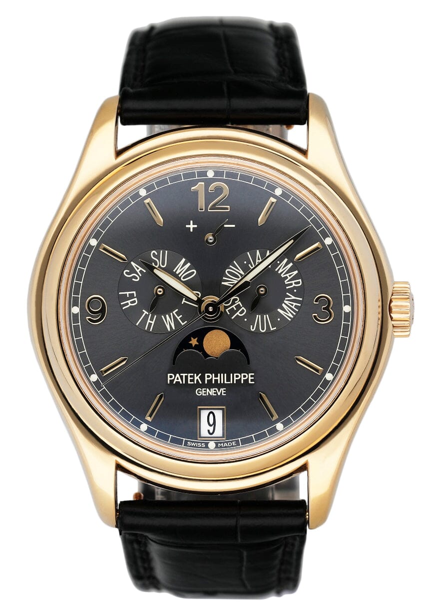 Patek Philippe Annual Calendar 5146J Slate Dial Mens Watch Box Papers - Watches
