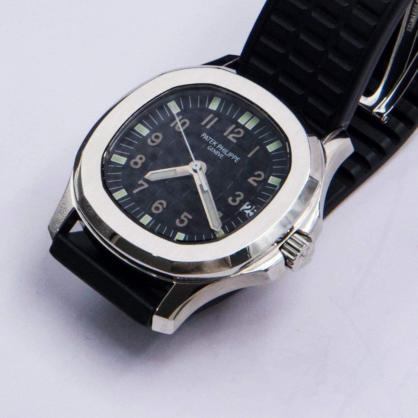 Patek Philippe Aquanaut 5066/1A Black Dial Mens Watch Box Papers - Watches